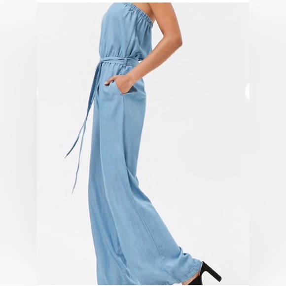 Forever 21 Chambray Jumpsuit - Picture 2 of 6